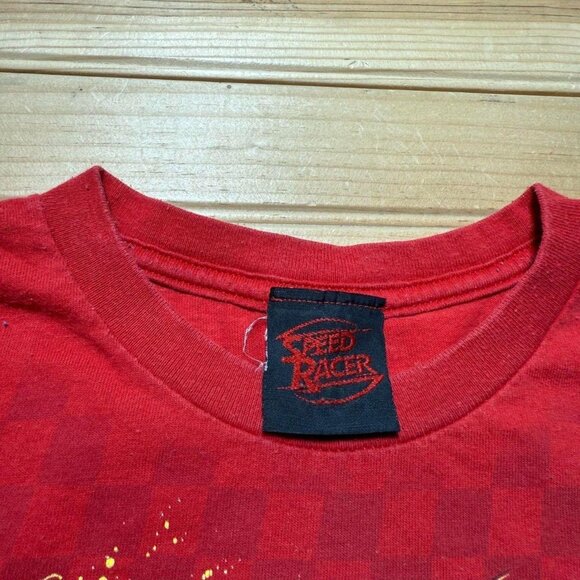 Y2K Speed Racer Mach 5 Go Speed Go Cartoon Anime Movie Promo Shirt Youth Size 18 - Picture 5 of 8